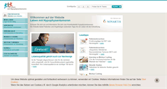 Desktop Screenshot of leben-mit-hypophysentumoren.de